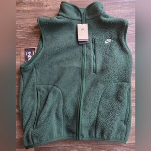 Nike Sportswear Full-Zip Sherpa Fleece Vest Medium